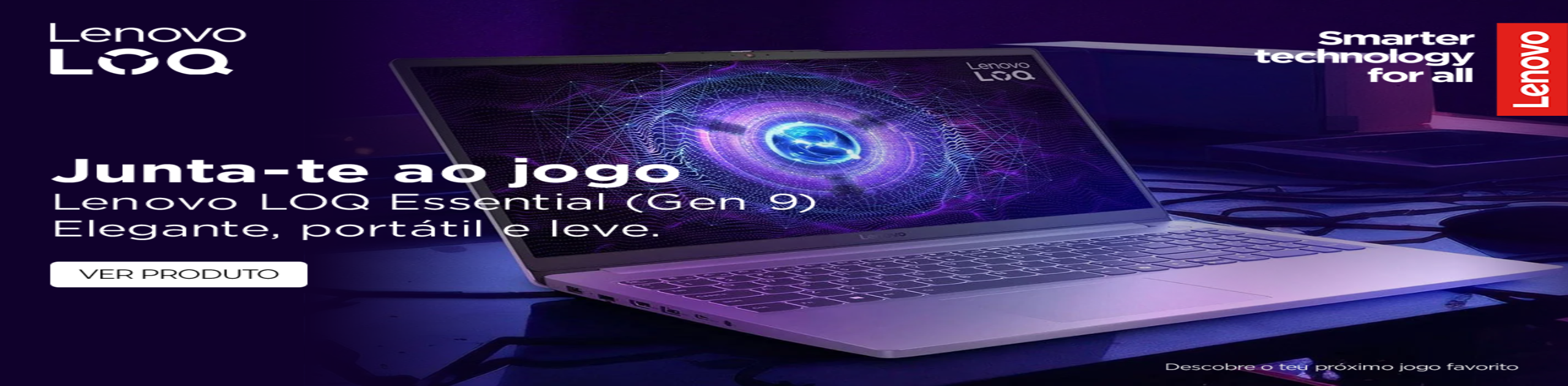 Computadores Portáteis -LeNovo Gaming Campanha