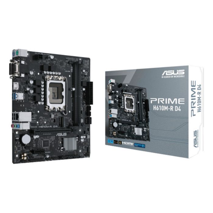 Motherboard Asus Prime H610M-R-SI Micro-ATX socket LGA 1700 — vista de topo