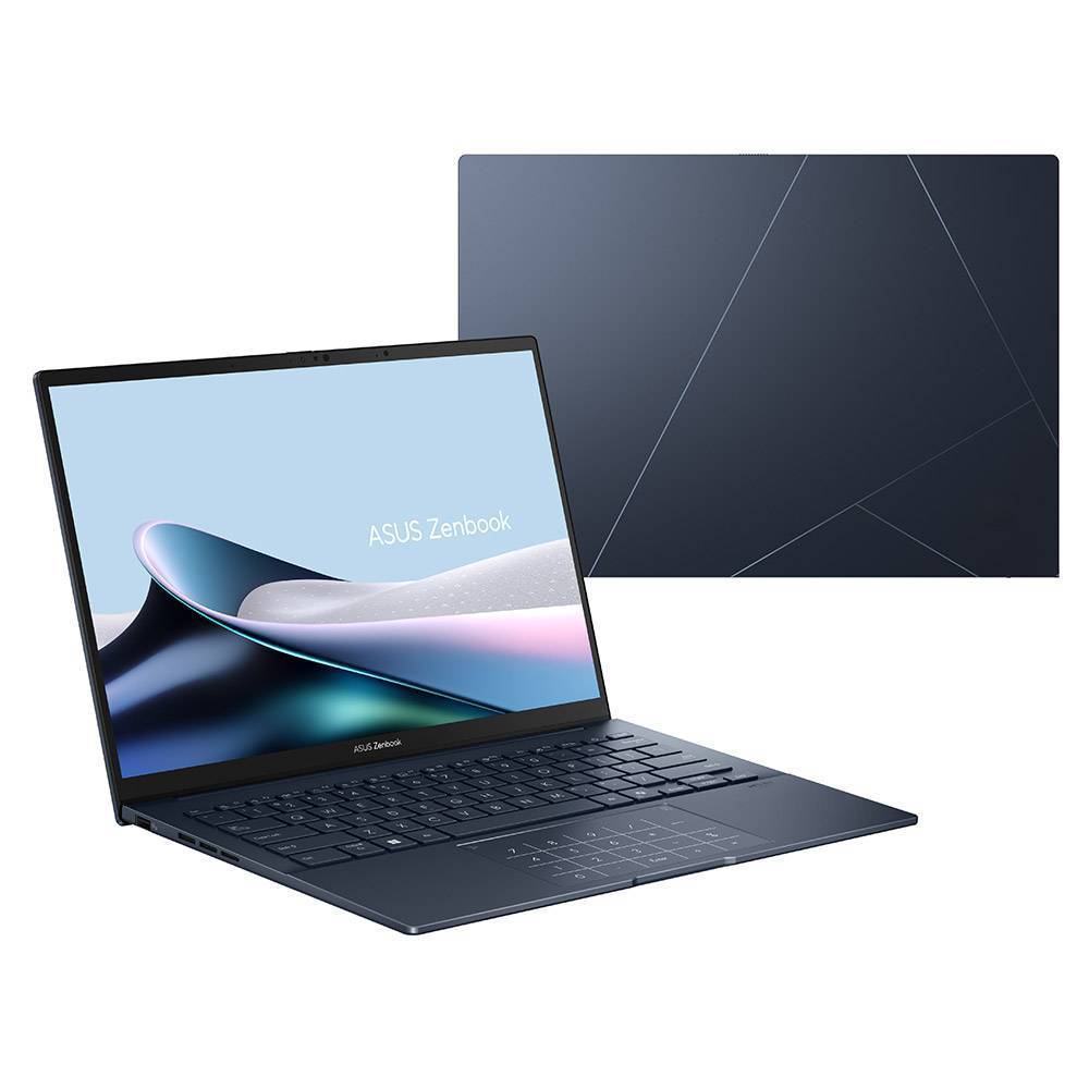 Portátil Asus Zenbook 14 OLED UX3405 Intel Ultra 9 — vista frontal ecrã 3K OLED