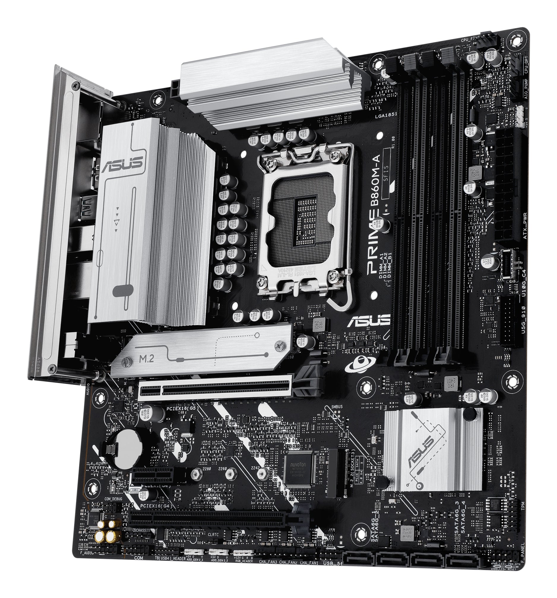 Motherboard ASUS PRIME B860M-A-CSM ranhuras PCIe