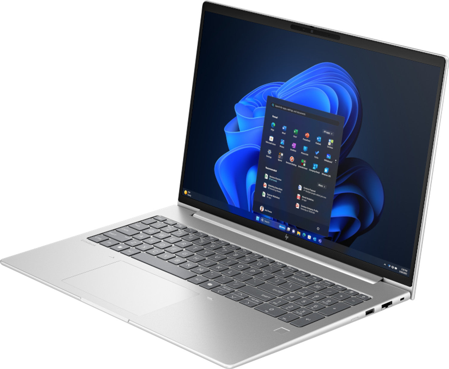 HP EliteBook 6 G1i AI — vista de três quartos