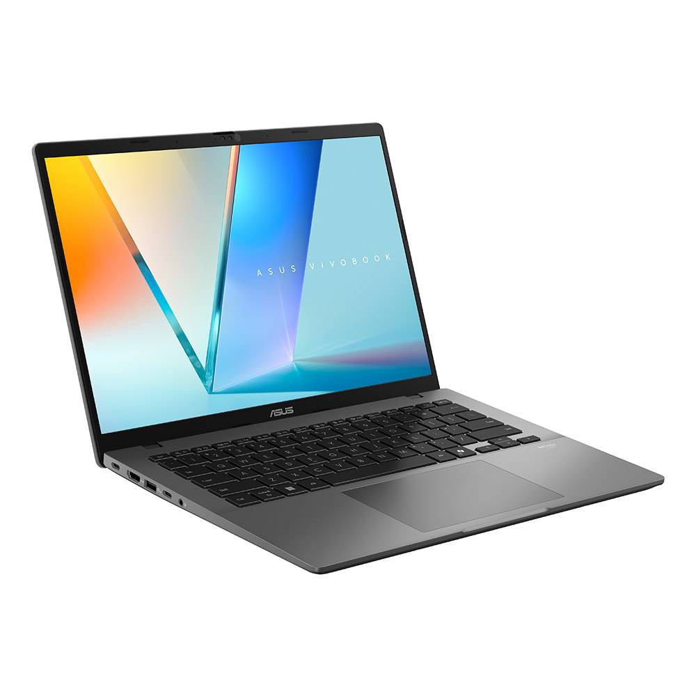 Asus VivoBook S14 OLED S3407AA — ecrã aberto e dobradiça