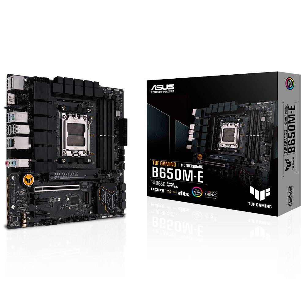 Motherboard Asus TUF Gaming B650M-E Micro-ATX socket AM5 — vista de topo