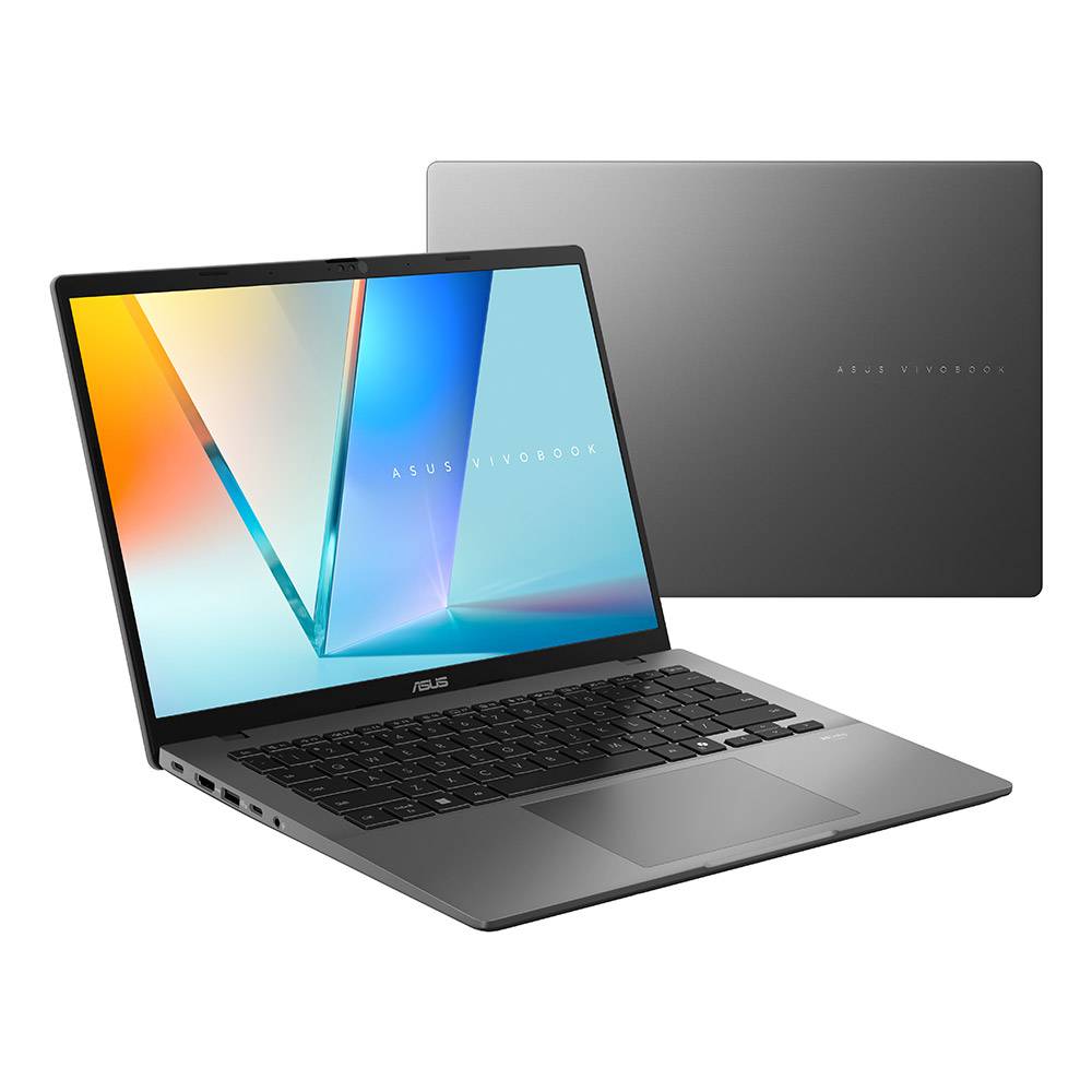 Portátil Asus VivoBook S14 OLED S3407AA — vista frontal ecrã 14" OLED