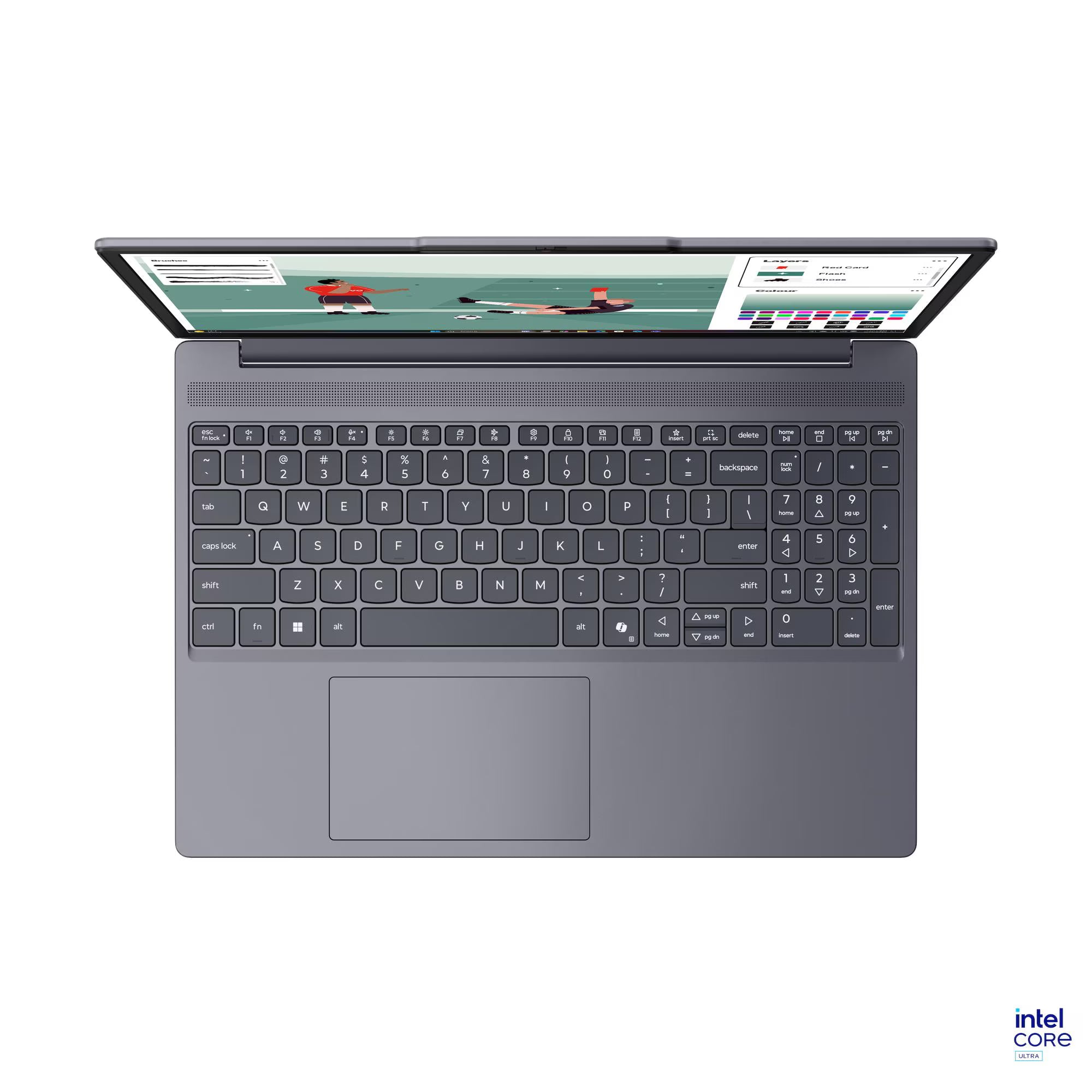 Lenovo IdeaPad Slim 3 15IPH11 — teclado e touchpad