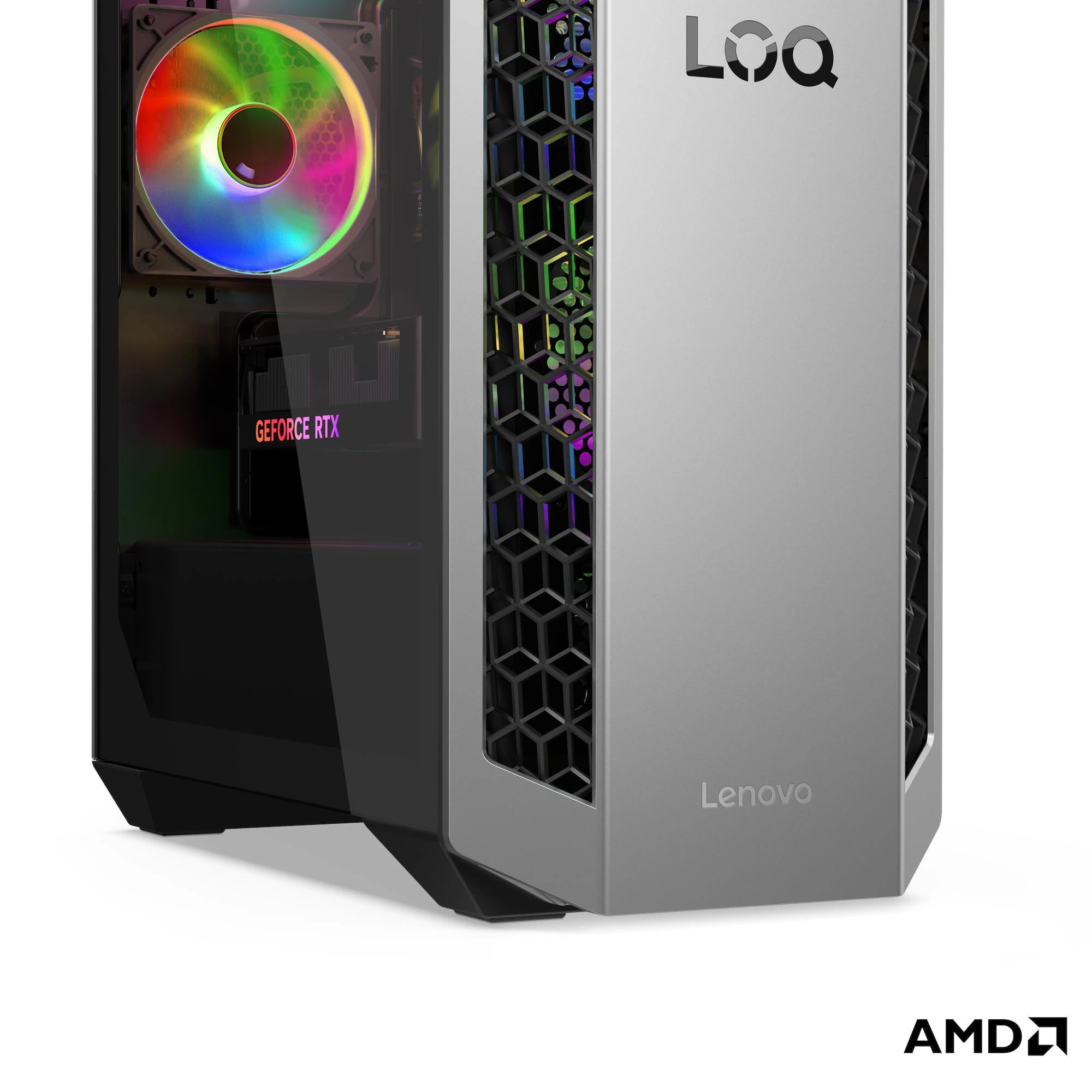 Lenovo LOQ Tower 26ADR10 entradas de ar frontais