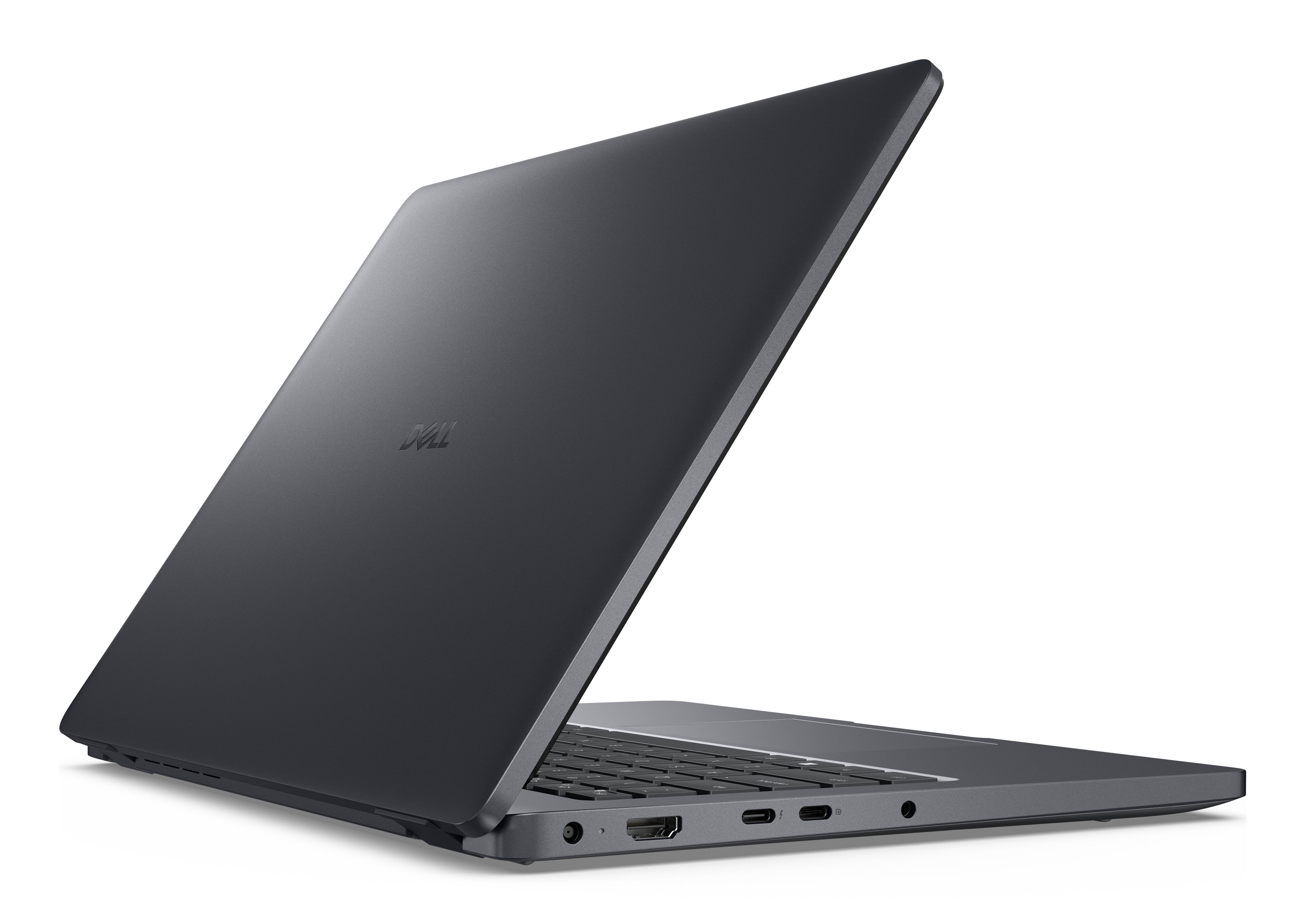 DELL Pro 14 PC14250 vista lateral perfil fino e leve 1,36 kg