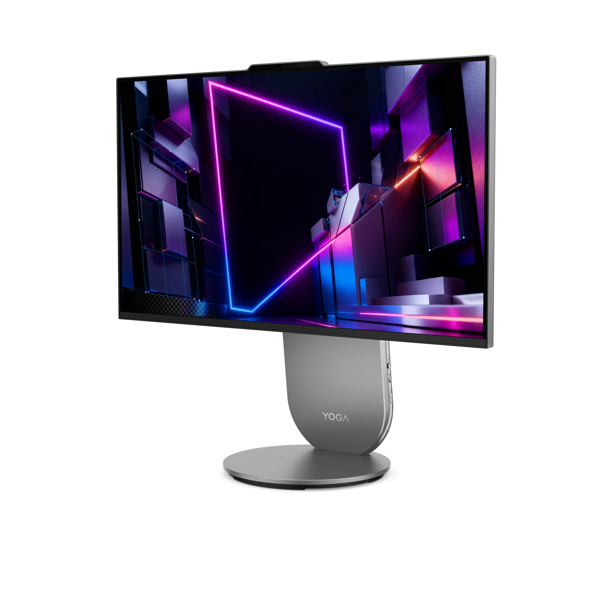 Lenovo Yoga AIO 27IPH11 vista traseira e portas