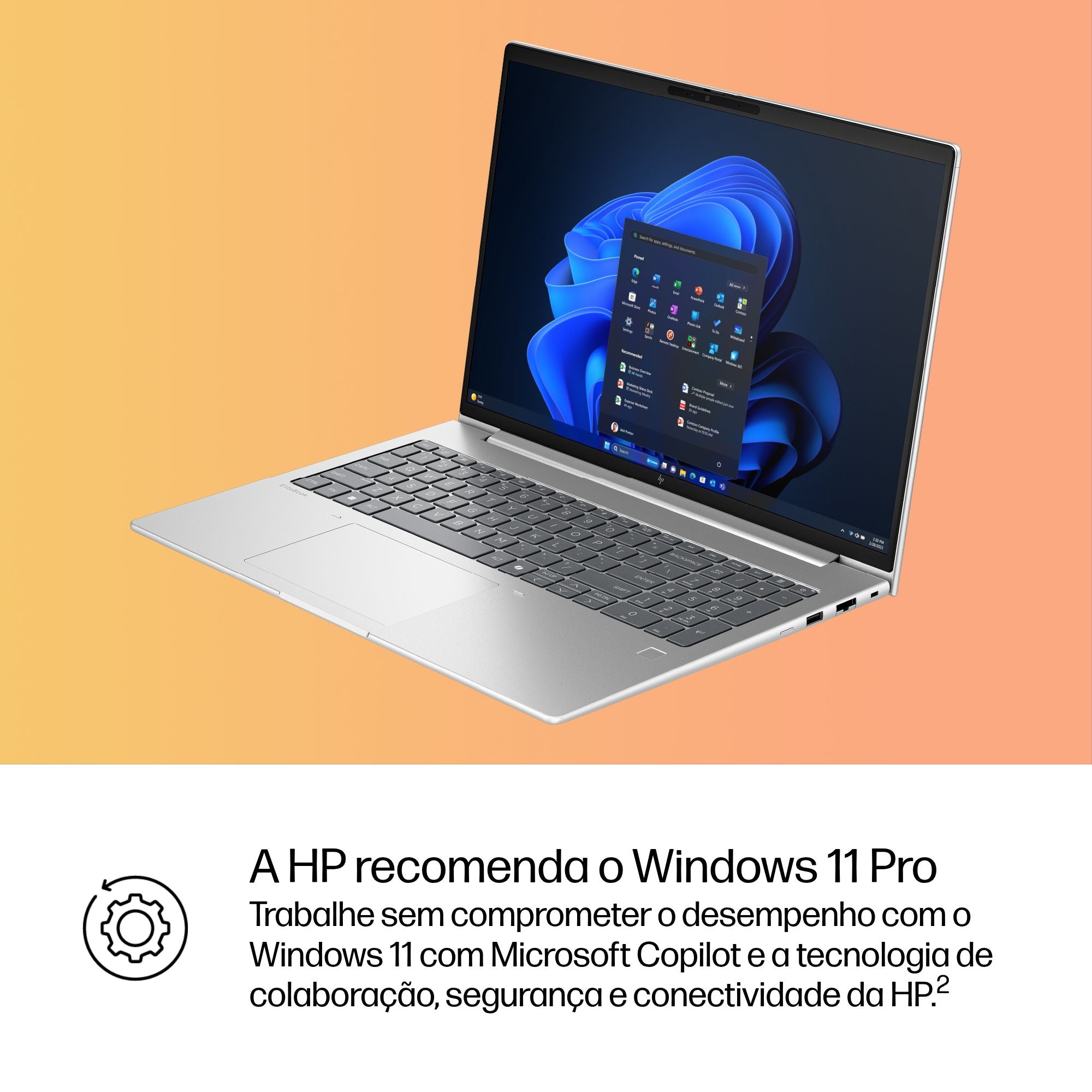 HP EliteBook 6 G1i AI — perfil fino fechado