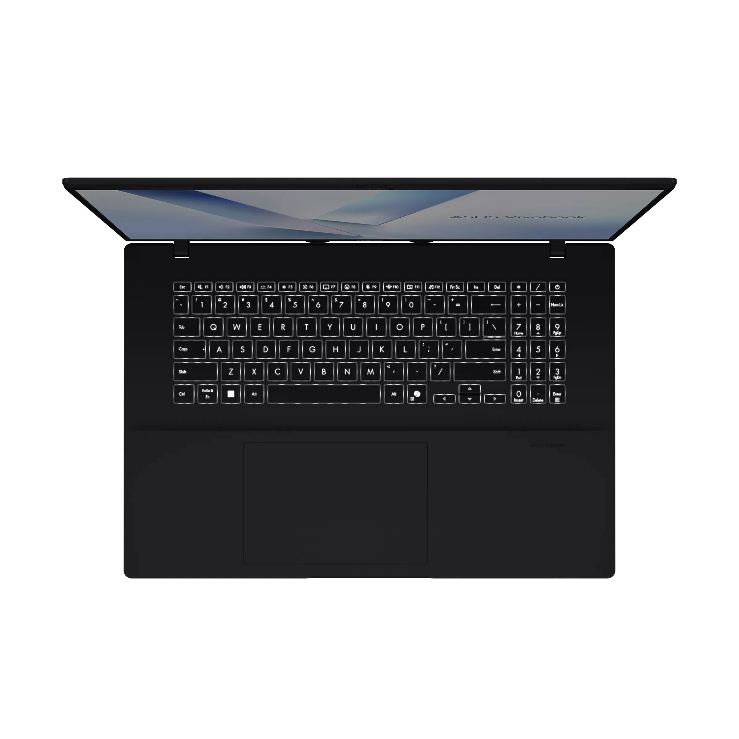 Teclado completo com numérico do ASUS Vivobook 18 M1807GA