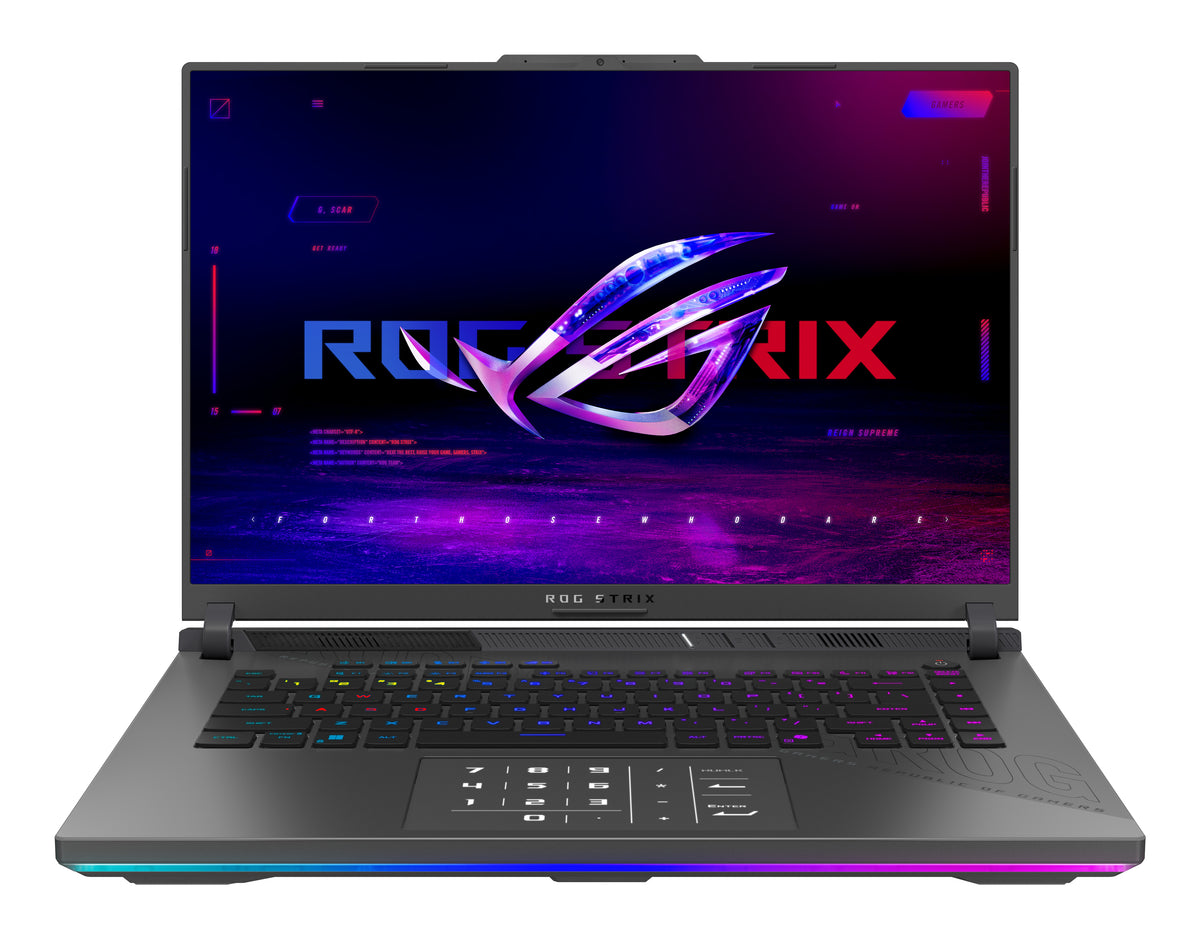 Portátil ASUS ROG Strix G16 G614PW gaming RTX 5080 16GB e Ryzen 9 8940HX